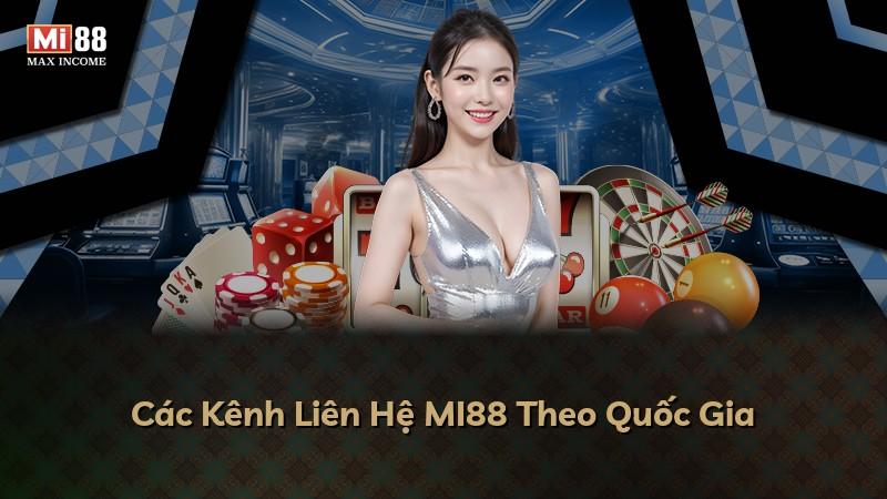 Các Kênh Liên Hệ MI88 Theo Quốc Gia