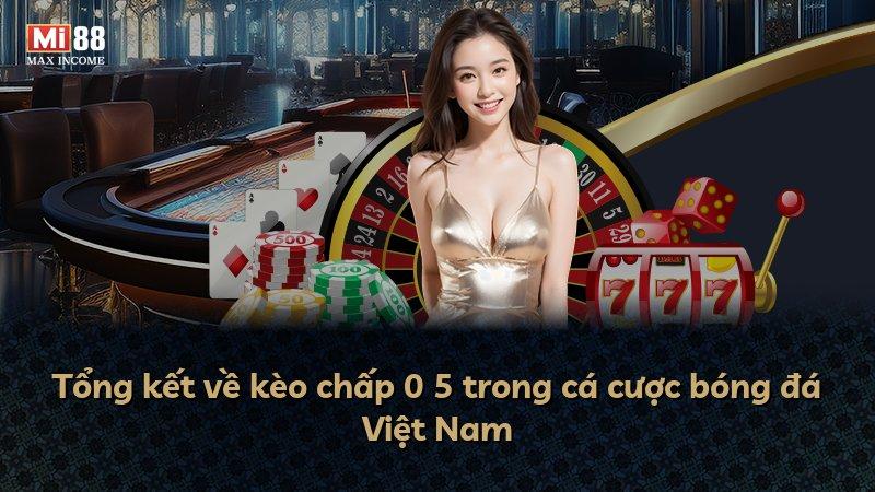 Tổng kết về kèo chấp 0 5 trong cá cược bóng đá Việt Nam
